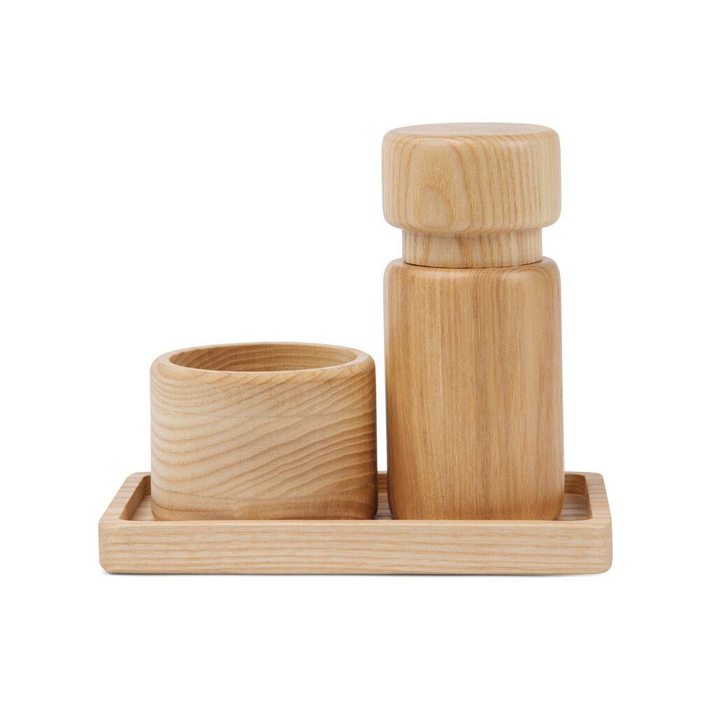 VINGA Retro Salz & Pfeffer Set - braun-435