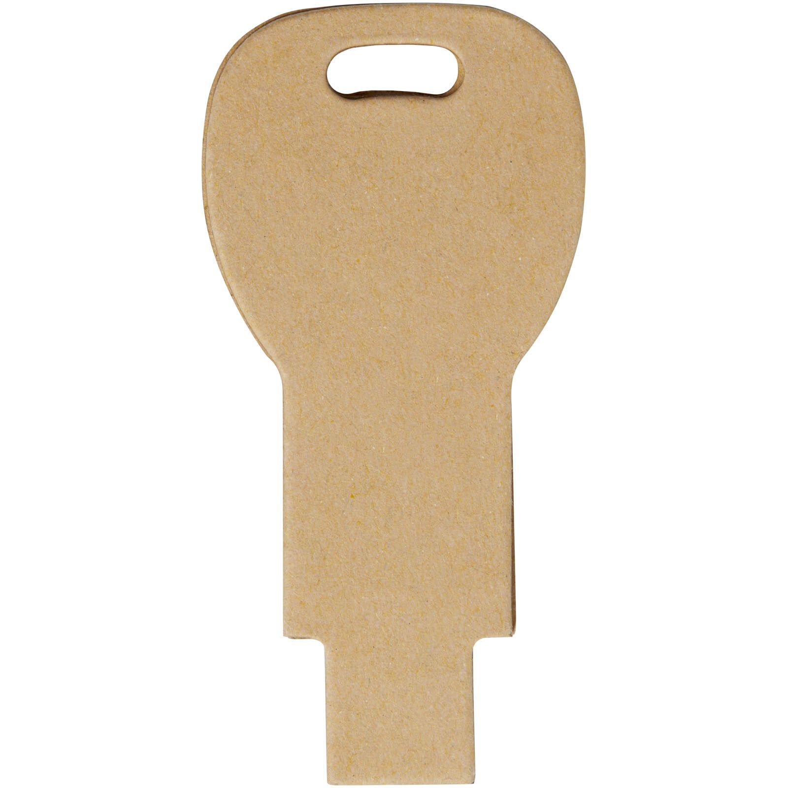 Schlüssel USB-Stick 2.0 aus recyceltem Papier - Kraftpapier - 1 GB-762