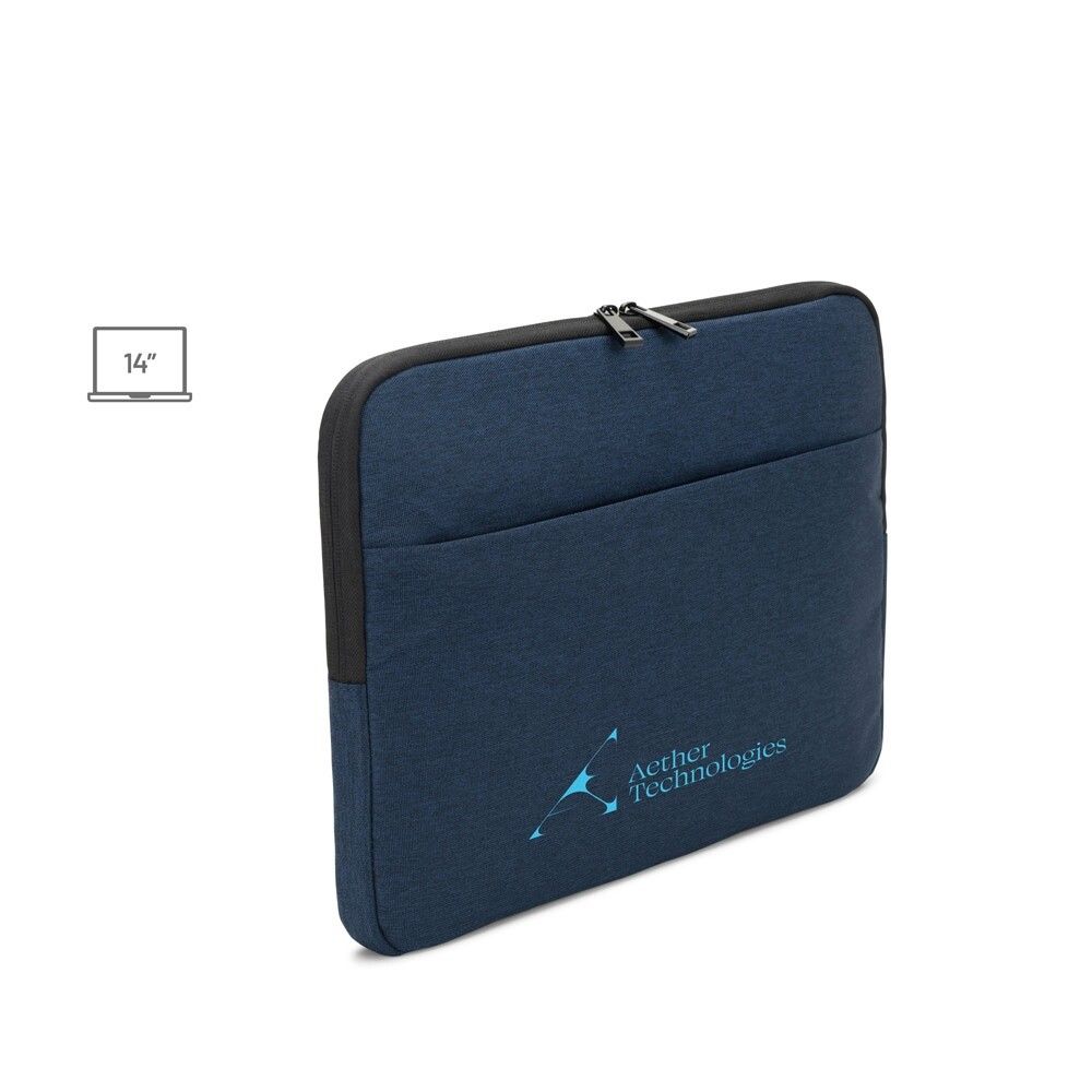 Newcastle 14-Zoll-Laptoptasche aus Recyclingpolyester - dunkelgrau-845