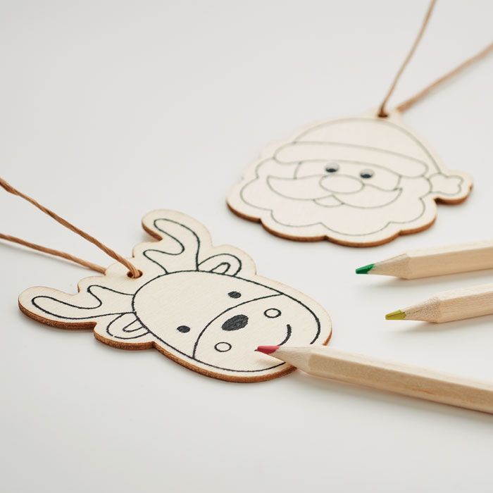 Holzanhänger-Set FUNCOOL - holz-217