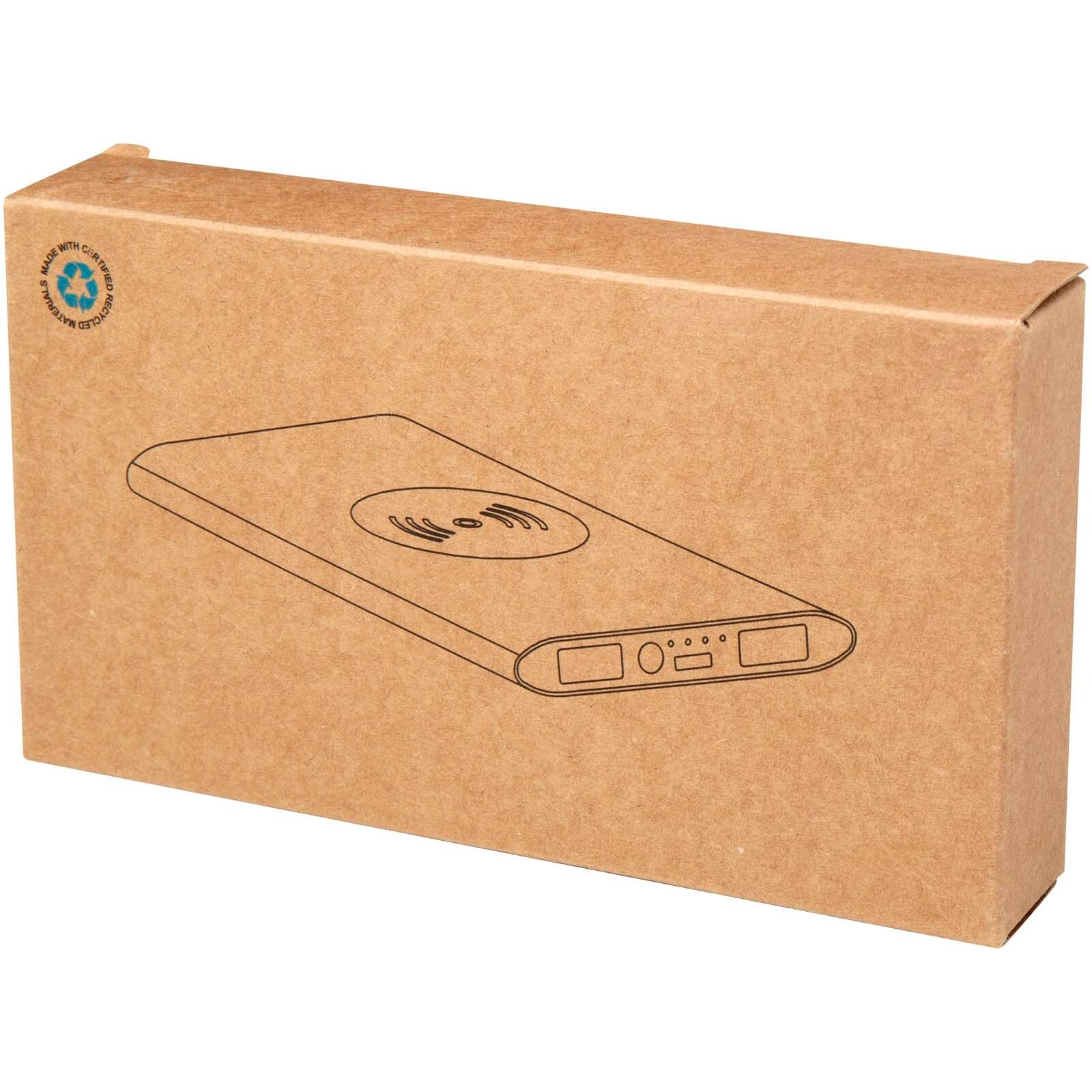 Juice 8000 mAh Typ-C kabellose Powerbank aus recyceltem Aluminium - schwarz-69
