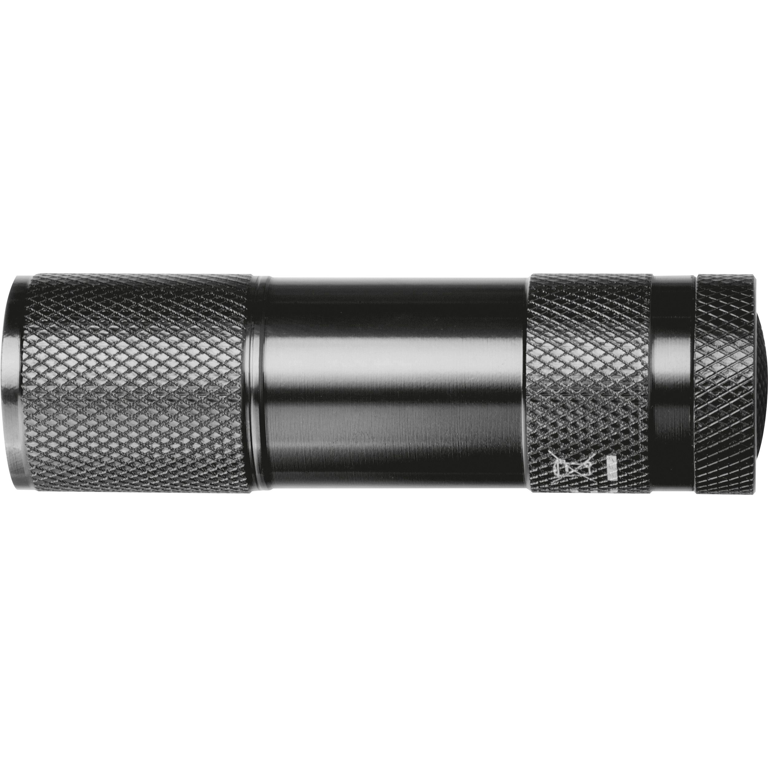 COB Taschenlampe aus Aluminium  - schwarz-882