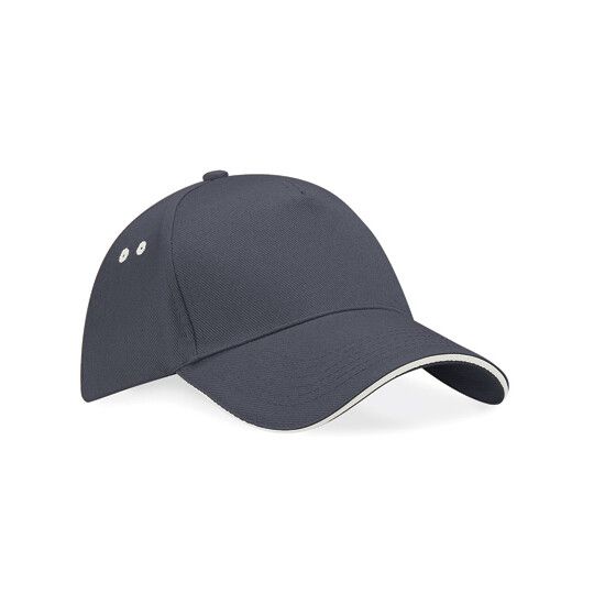Ultimate 5 Panel Cap - Sandwich Peak - graphite grey - oyster grey-967