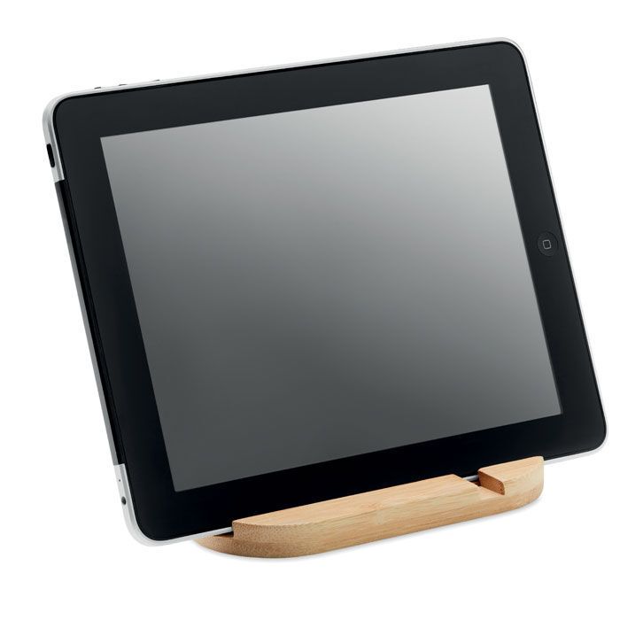 Tablet/Phone Halter Bambus ROBIN - holz-660