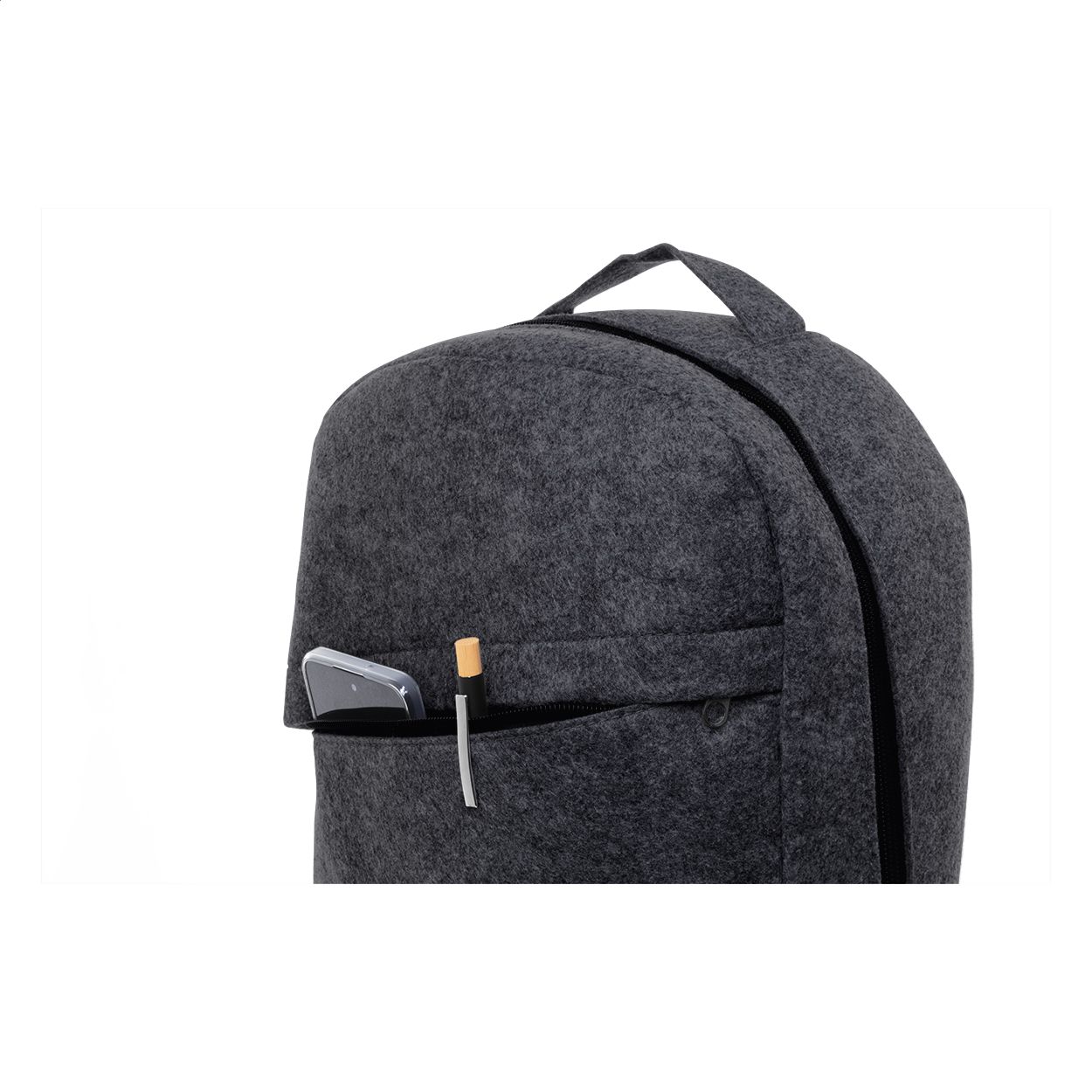 Refelt Back RPET-Filz-Rucksack - dunkelgrau-155