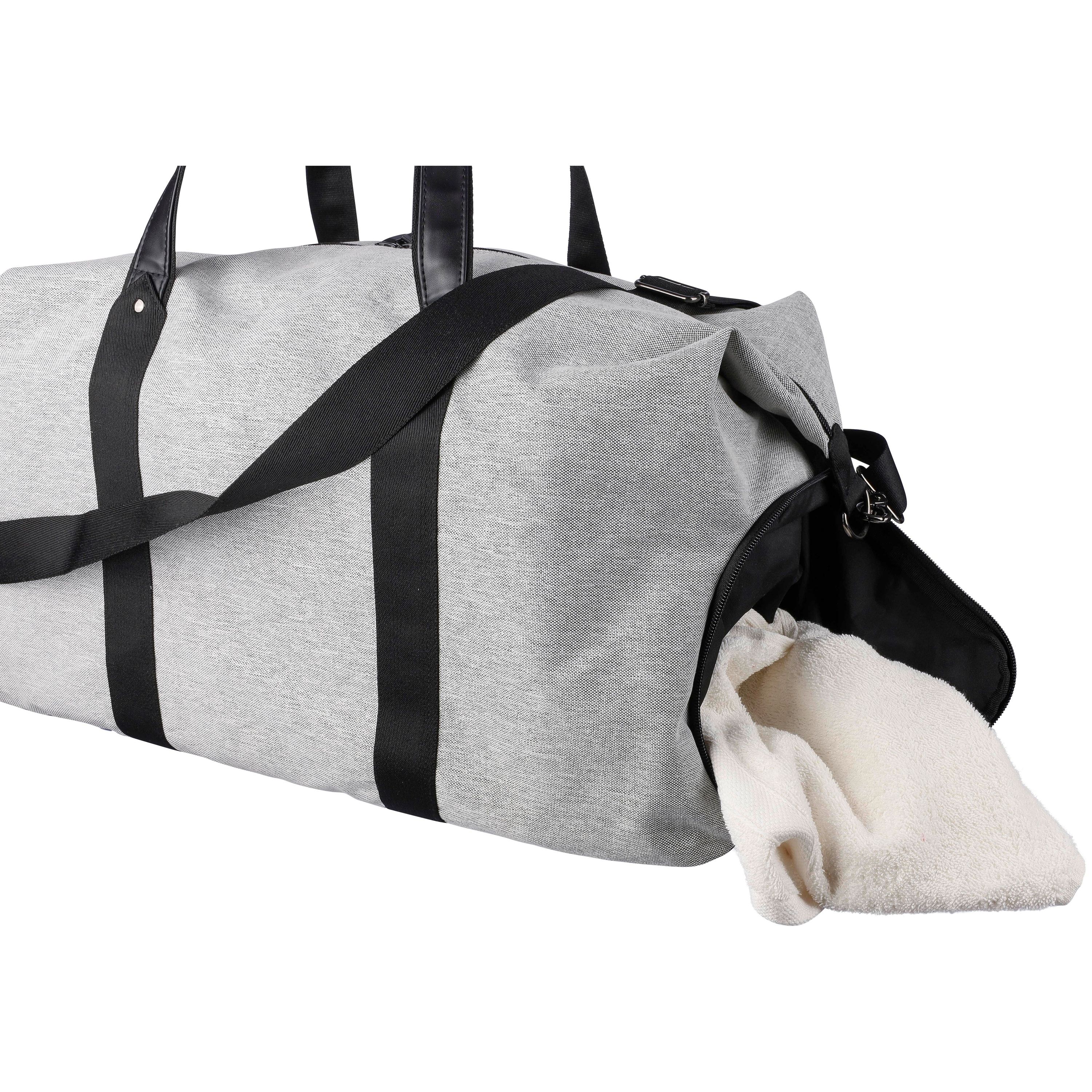 Seesack Desmond aus 600D recyceltem Polyester - hellgrau-548