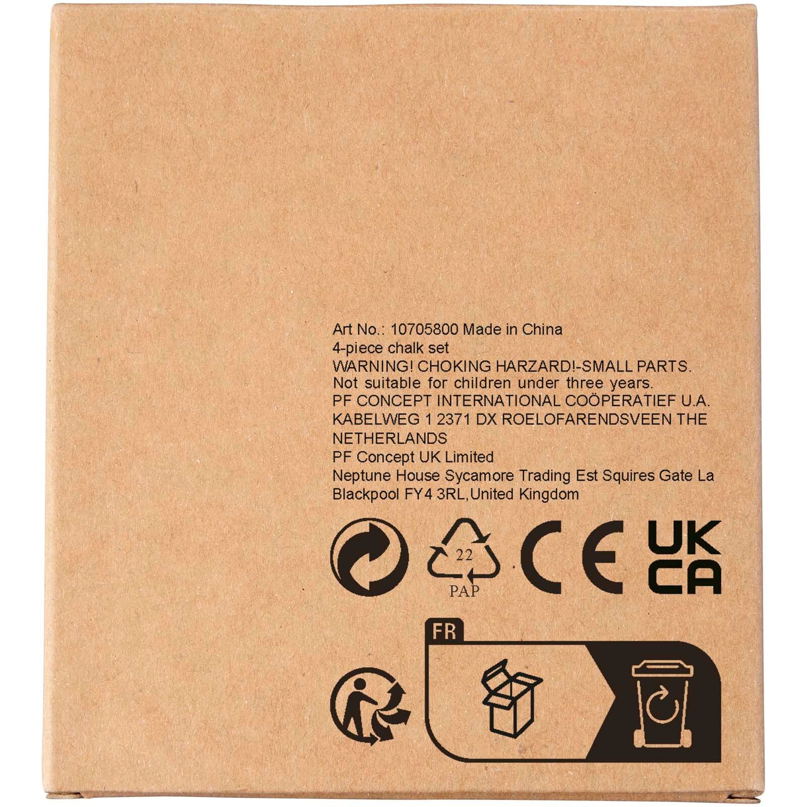 Screech 4-teiliges Kreideset - natur-260