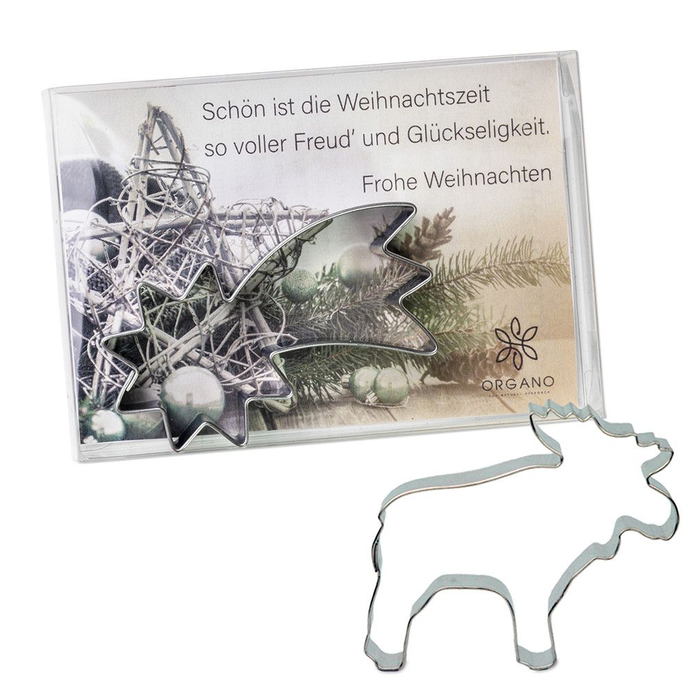 Backförmchen in der Box - Winter - Elch-591