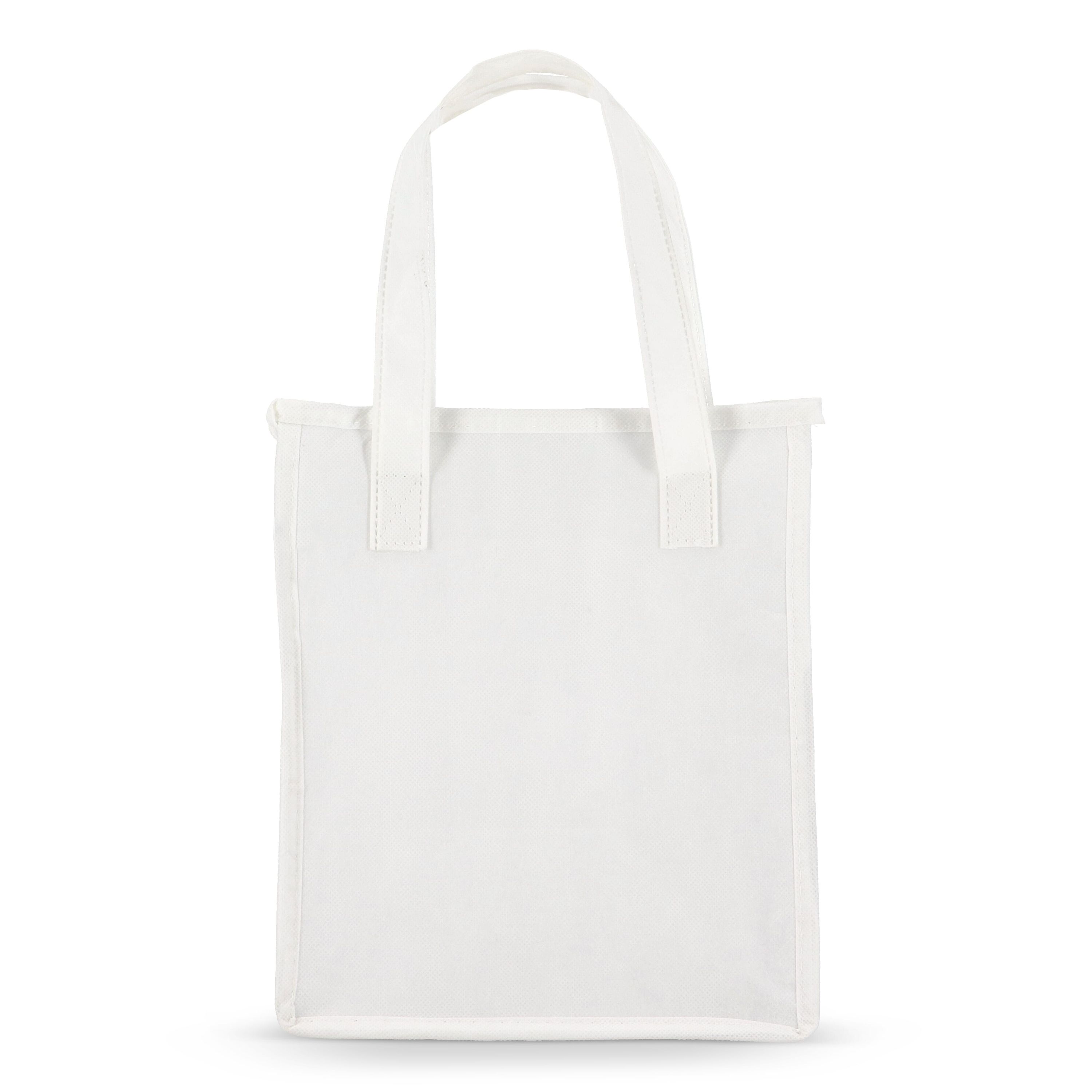 R-PET Kühltasche Non Woven 23x 15 x 27,5cm 75g/m² - weiss-26