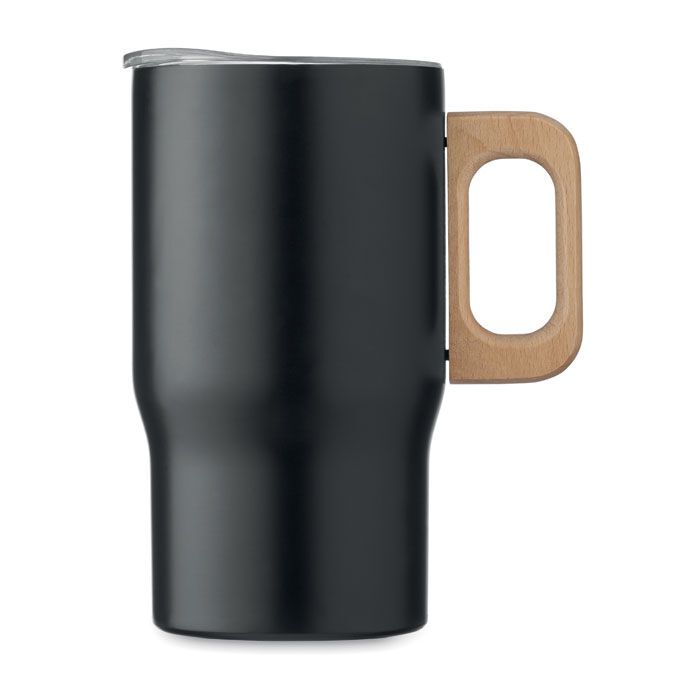 Doppelwandiger Becher 350ml TUMBOO - schwarz-258
