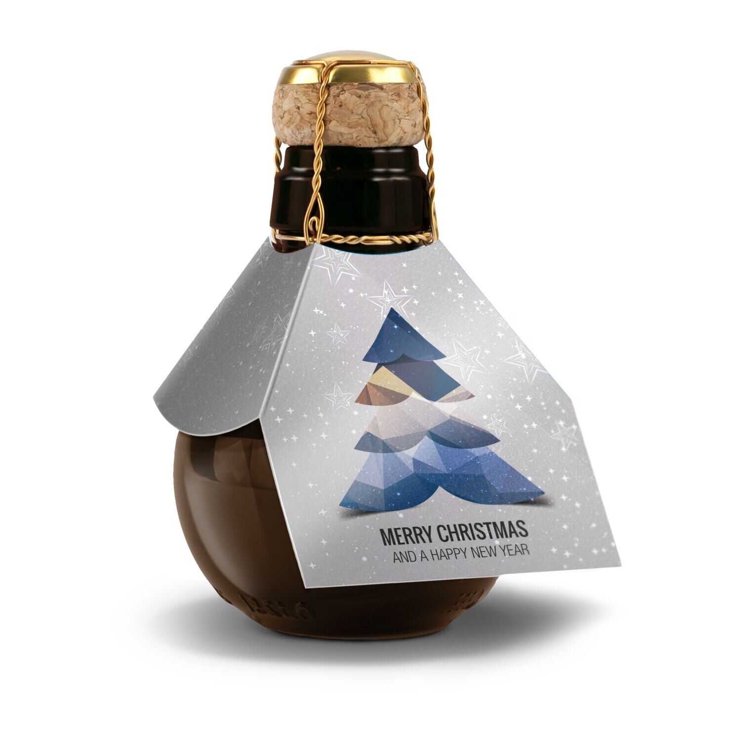 Geschenkset Kleinste Sektflache: Merry Christmas-936