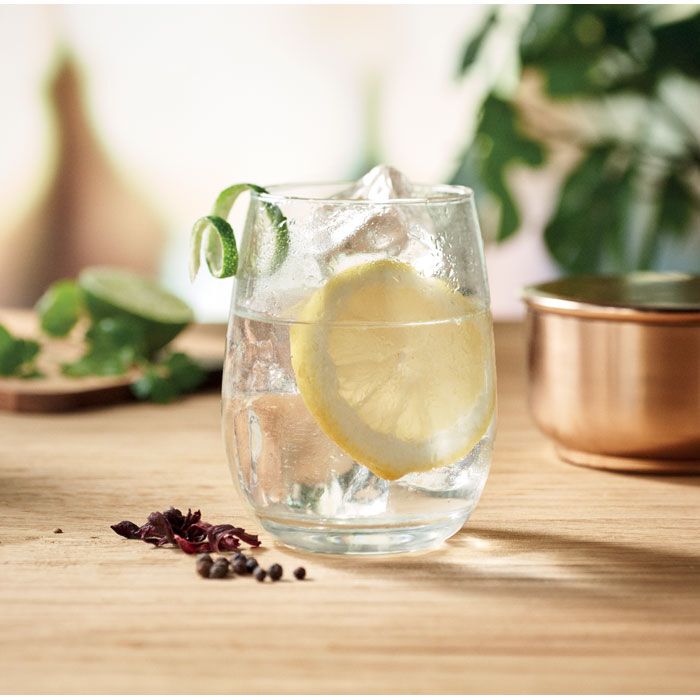 Recyceltes Glas 420 ml DILLY - transparent-559