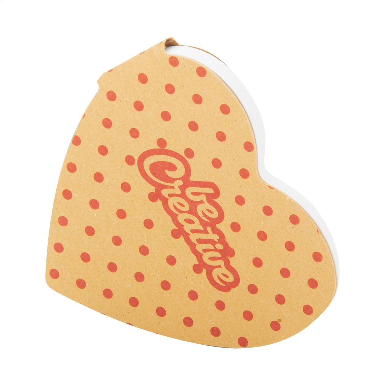 CreaStick Heart Eco Individuelle Haftnotizen - natur-89