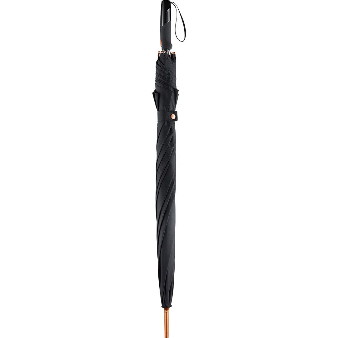 AC-Alu-Gästeschirm FARE® Precious Ø133 cm - schwarz - kupfer-252
