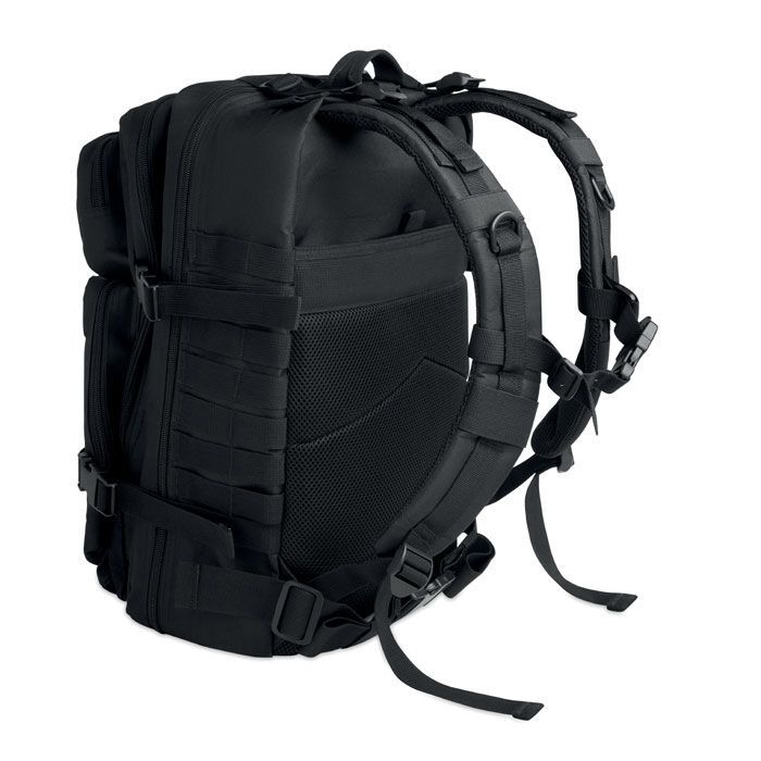Outdoor-Rucksack 600D RPET CARRYCONFI - schwarz-769