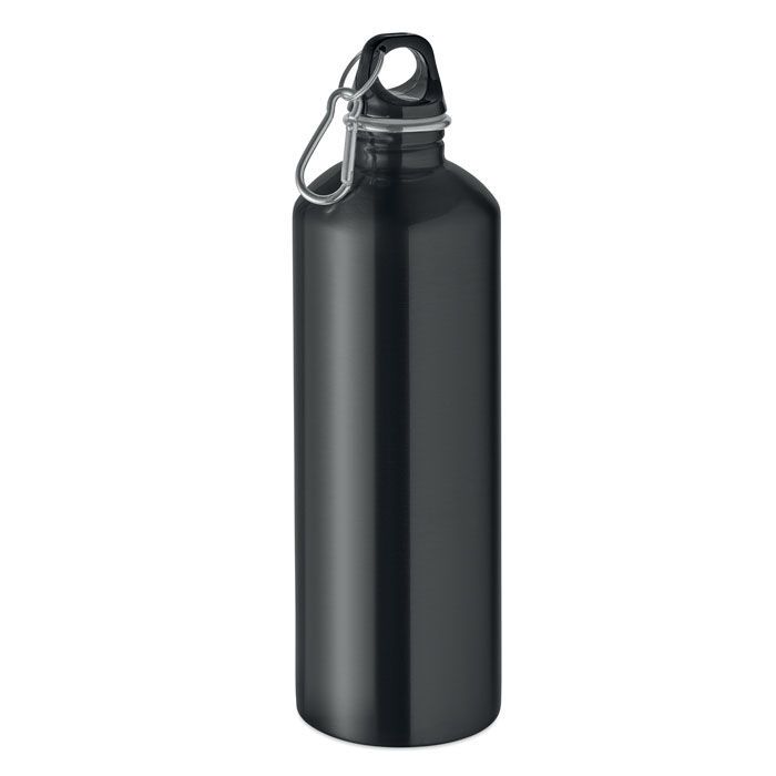Einwandige Trinkflasche 1000ml RE-ONE MOSS - schwarz-369