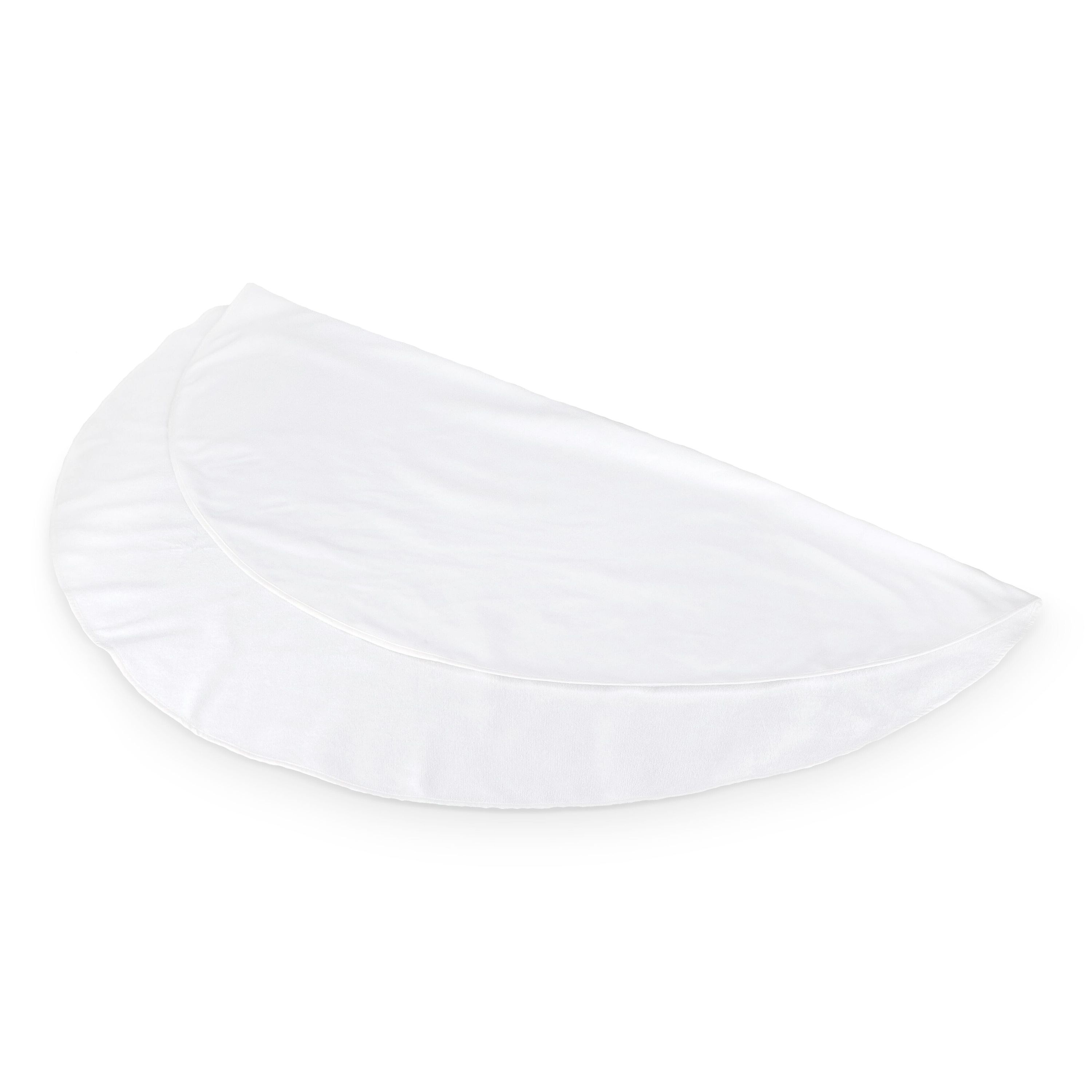 Doppelseitiges rundes Strandtuch Ø 150 cm, 350 g/m², Sublimationsdruck - weiss-990