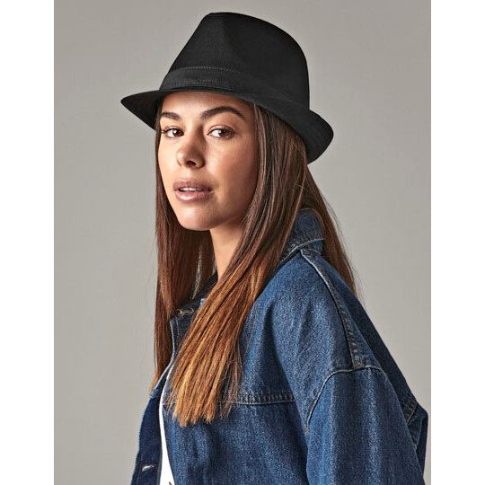 Fedora - white - black-685