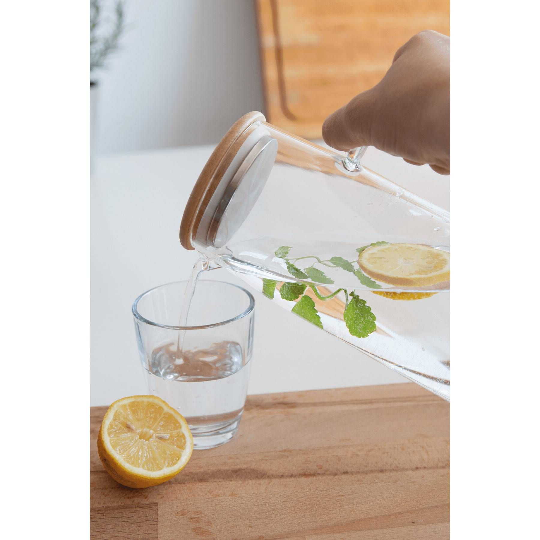 Glas BAMBOO ART L - braun-41