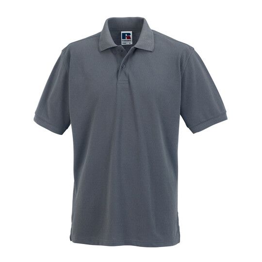 Hardwearing Polycotton Polo - convoy grey solid - S-353