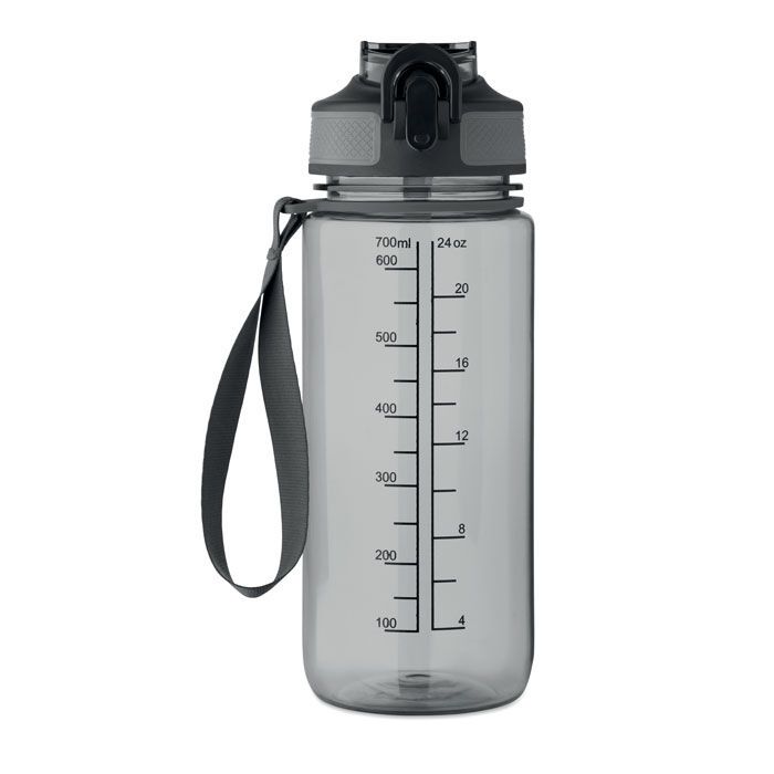 Sport-Trinkflasche 700ml MO2792-27 ENKEL - transparent grau-170