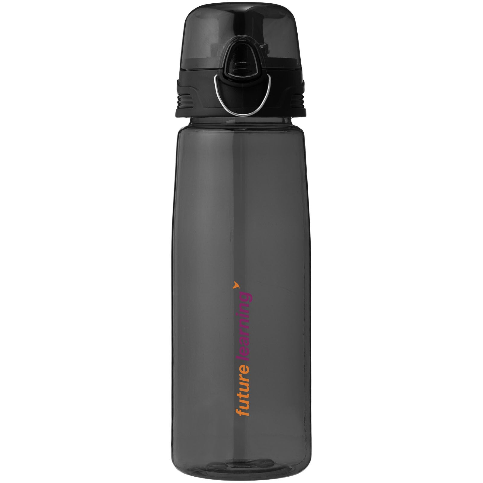 Capri 700 ml Tritan Sportflasche - transparent schwarz-35