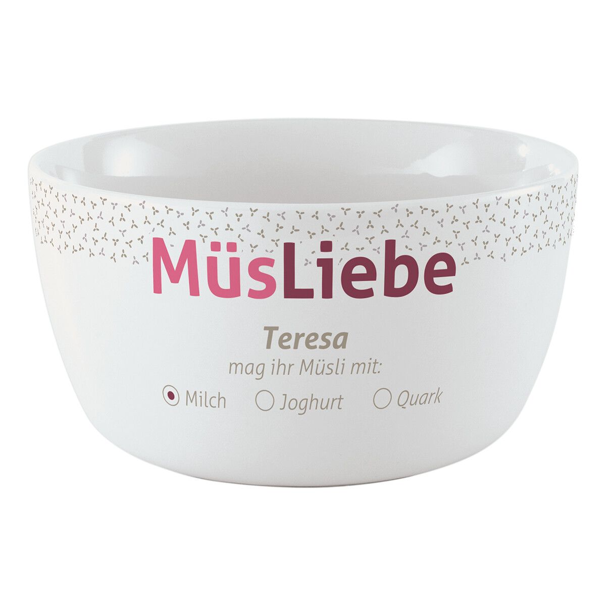 Frühstück Porzellanschale  450 ml - weiß-465