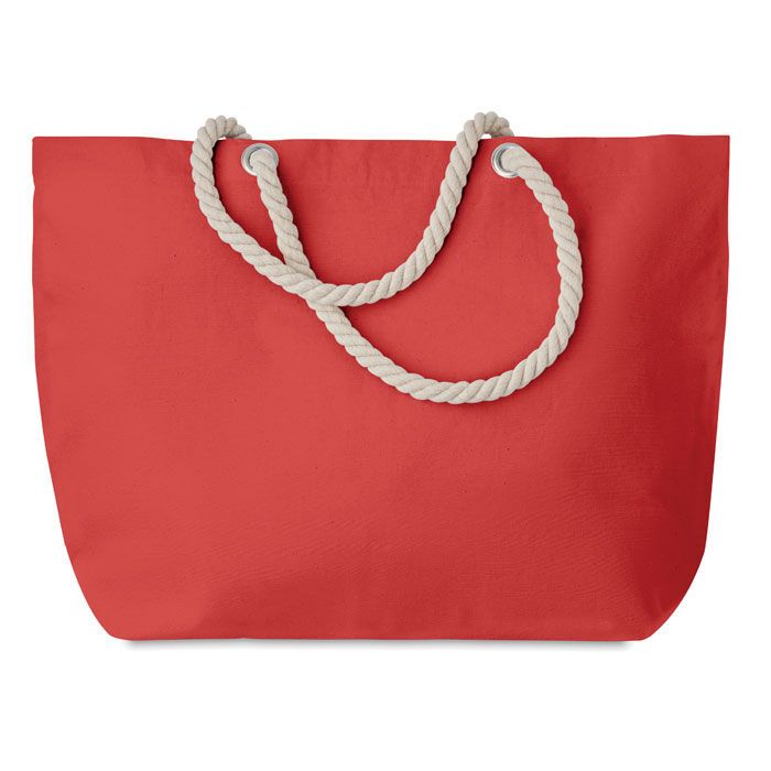 Strandtasche mit Kordelgriff MENORCA - rot-647