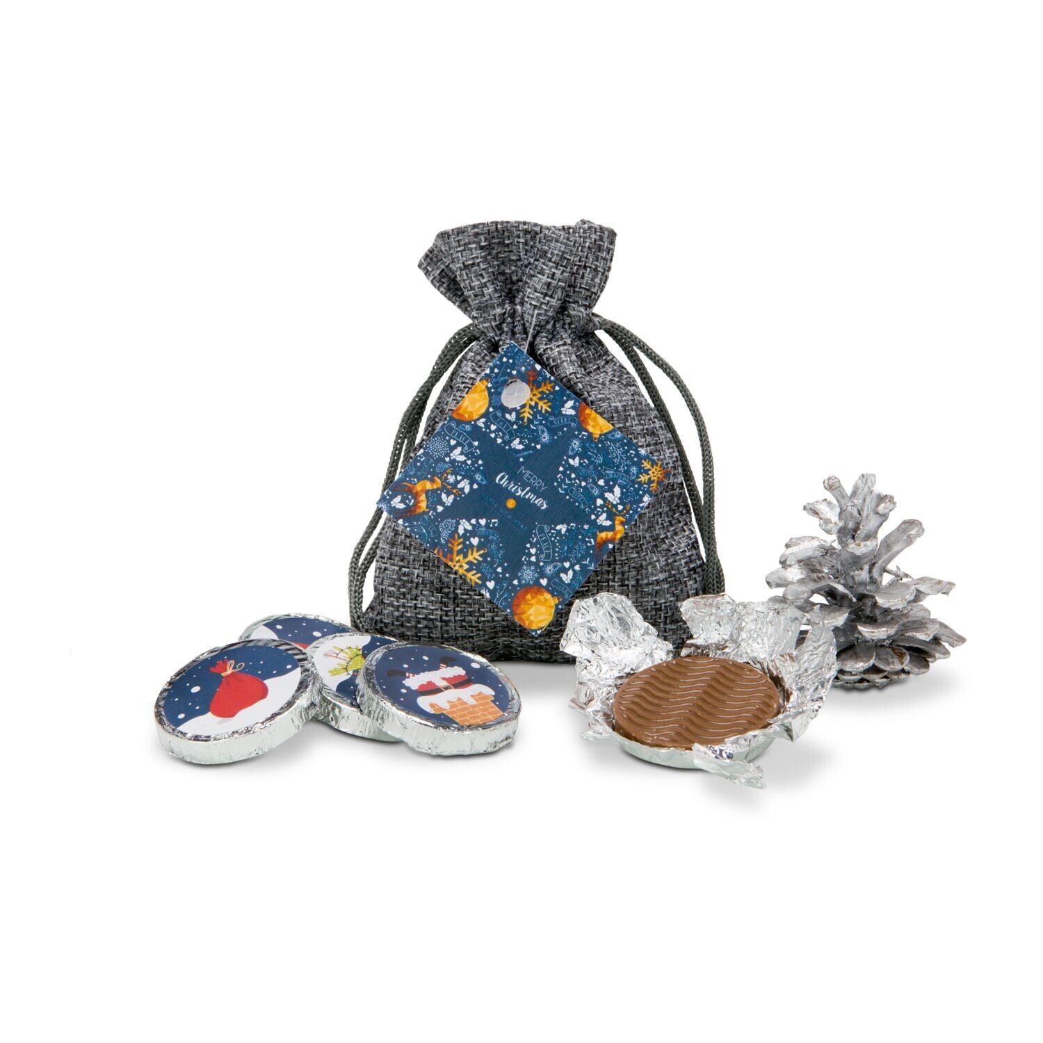 Geschenkset Weihnachts-Schokotaler-399
