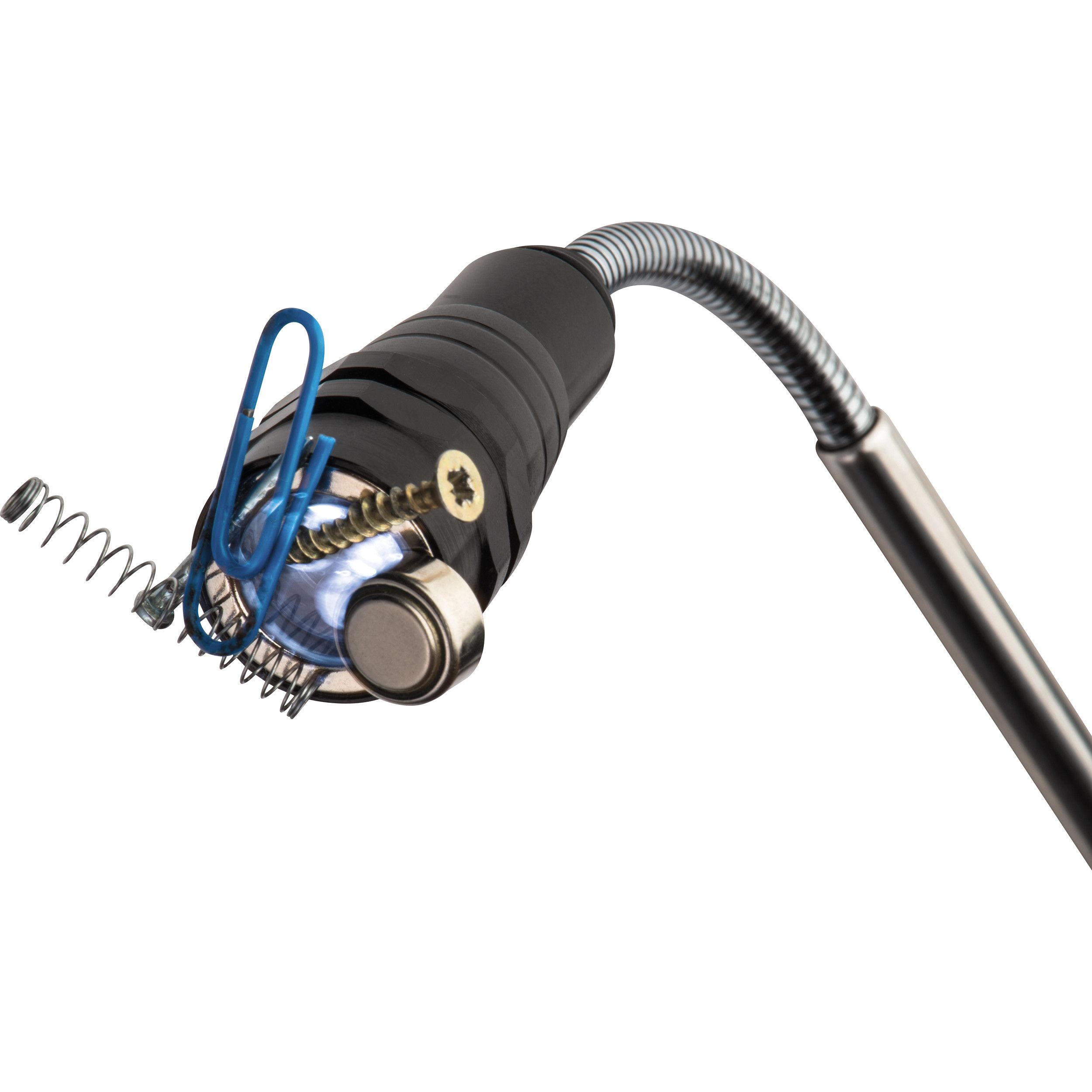 LED Taschenlampe mit Teleskopfunktion - schwarz-222