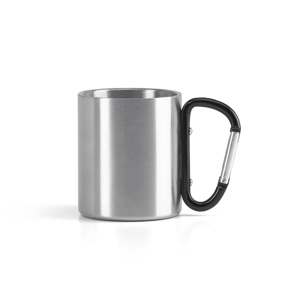 WINGS Edelstahlbecher 230 ml - schwarz-972