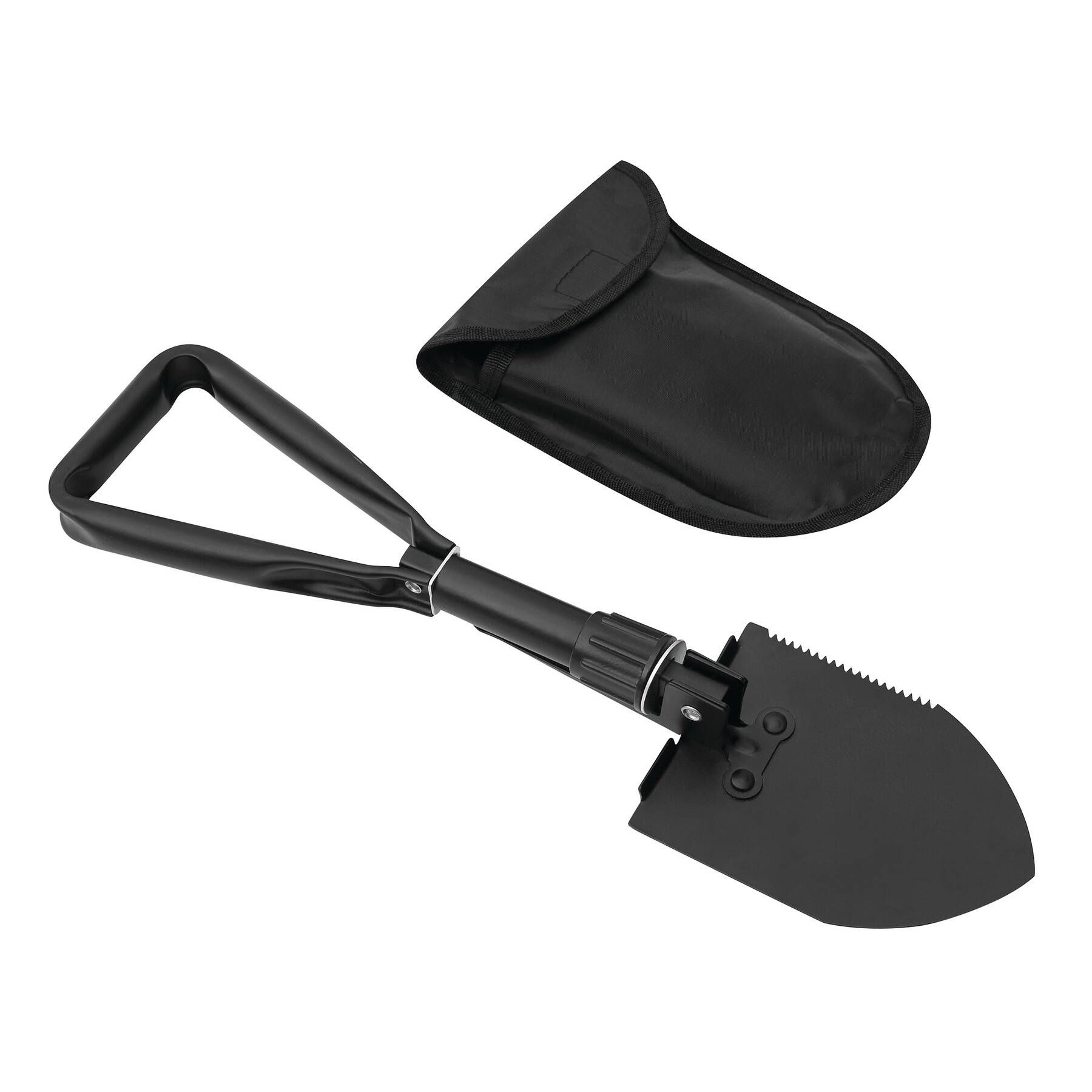 Faltbarer Spaten SCOOP mit Tasche - schwarz-512