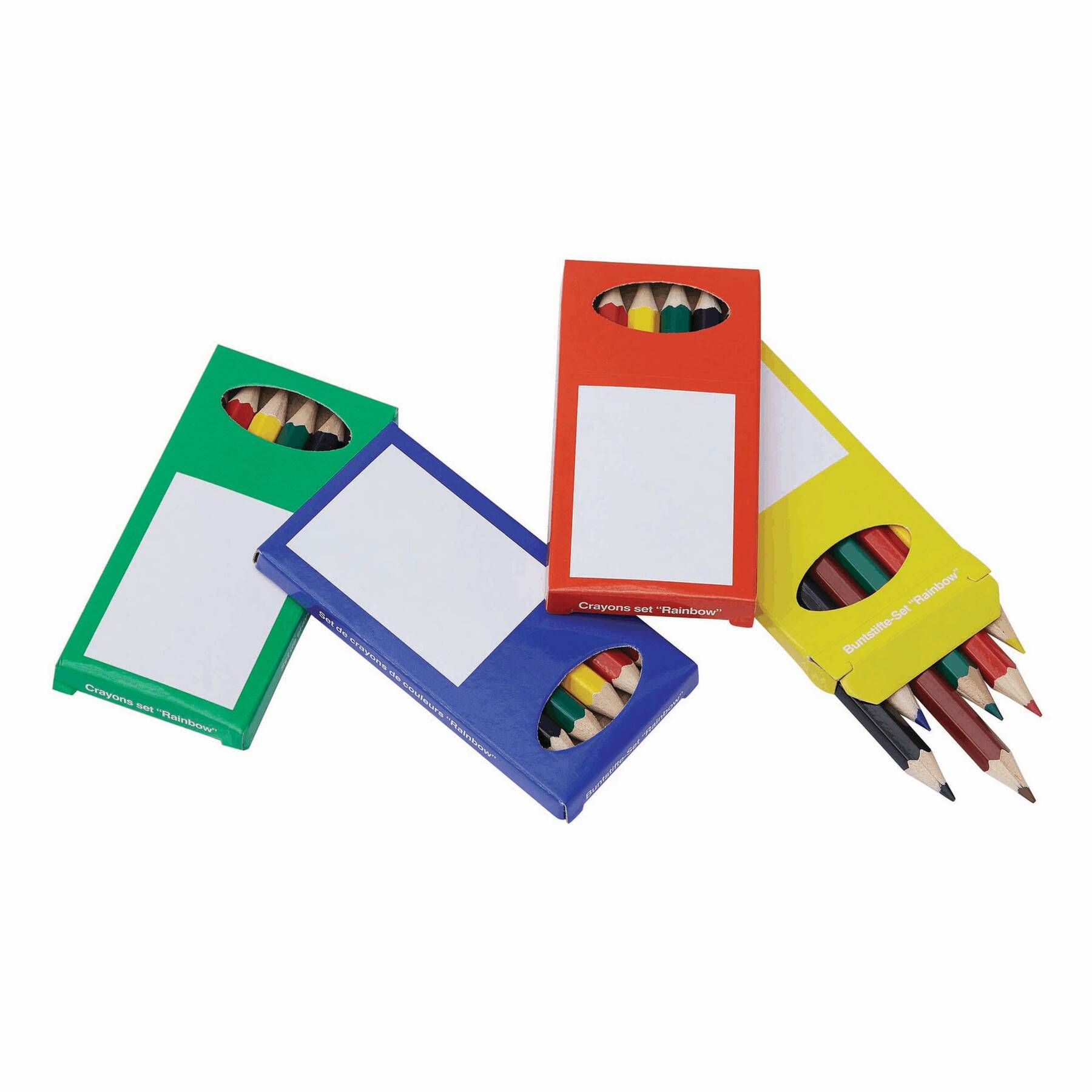 Buntstifte-Set RAINBOW, 4-fach sortiert - bunt-397