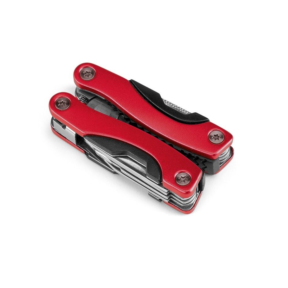 DUNITO Multifunktionswerkzeug aus Edelstahl und Aluminium - rot-670