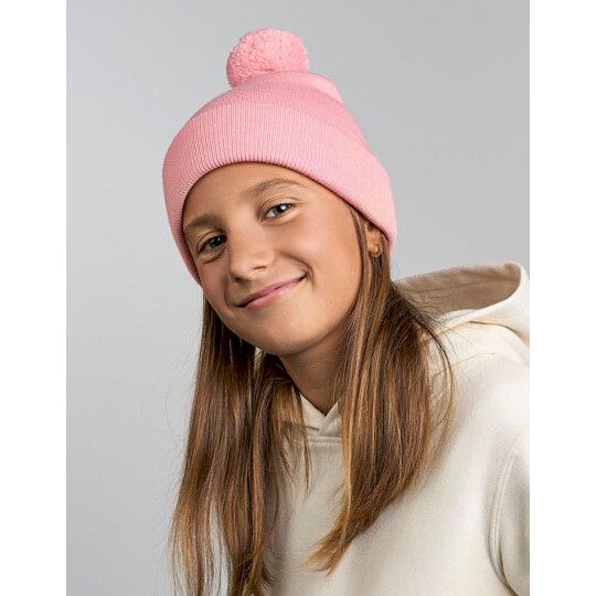 Kids Wind-s with Pompom Beanie - navy-889