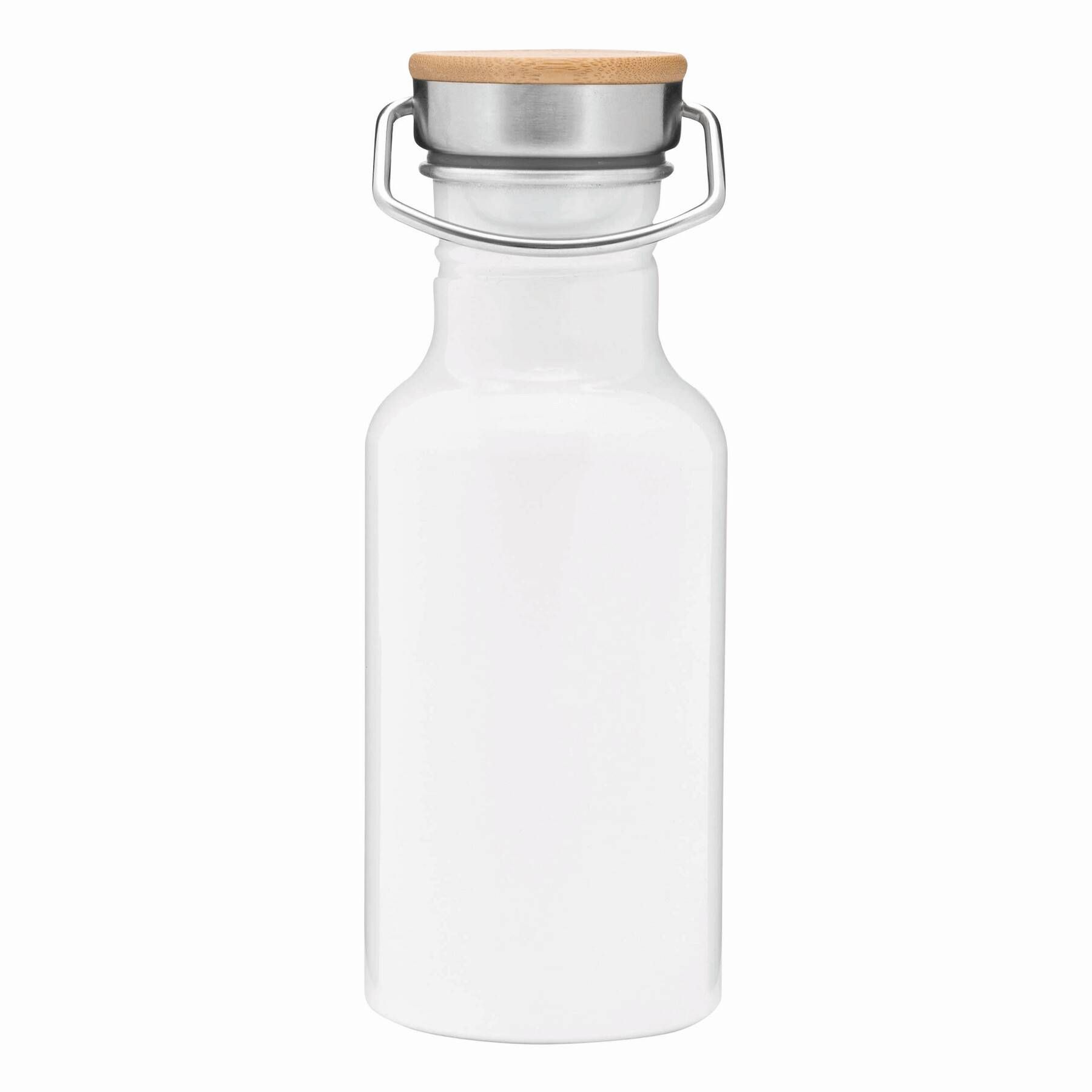 Aluminium Trinkflasche ECO TRANSIT - weiß-244