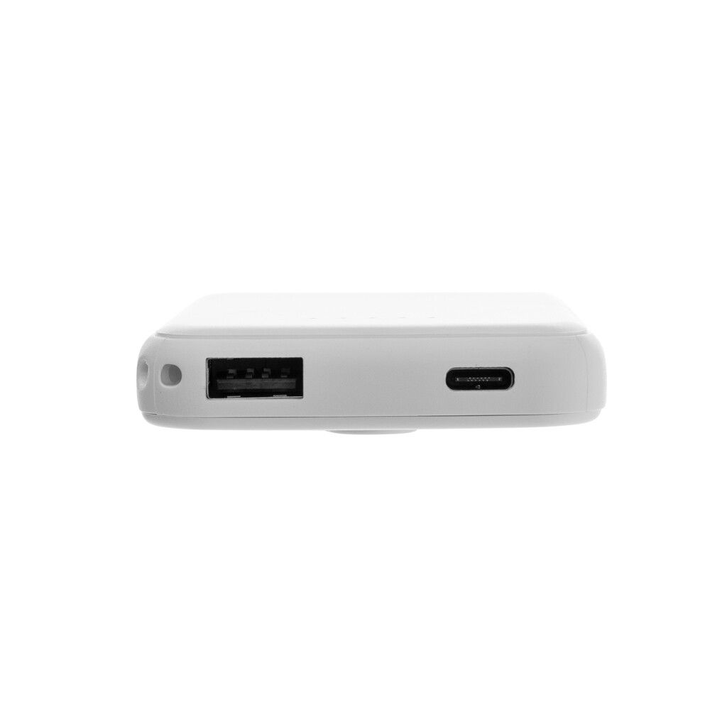 Stellar 5.000mAh 5W magnetische Powerbank aus RCS rec. ABS - weiß-901