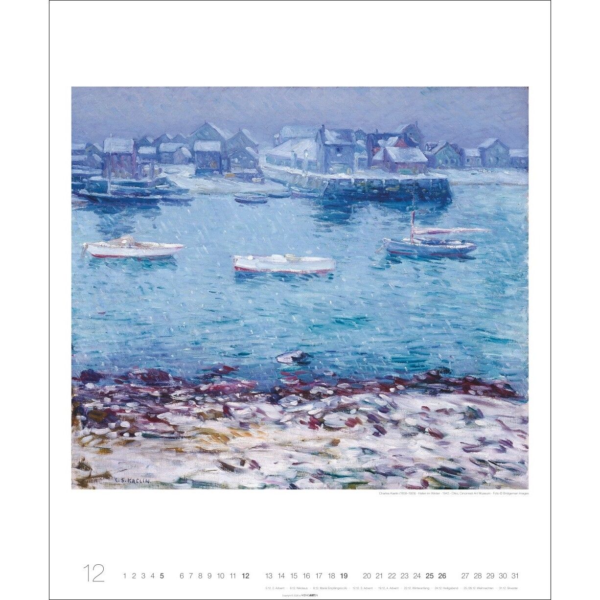 Kunst in Blau Edition - Kunst & Kultur Kalender-284