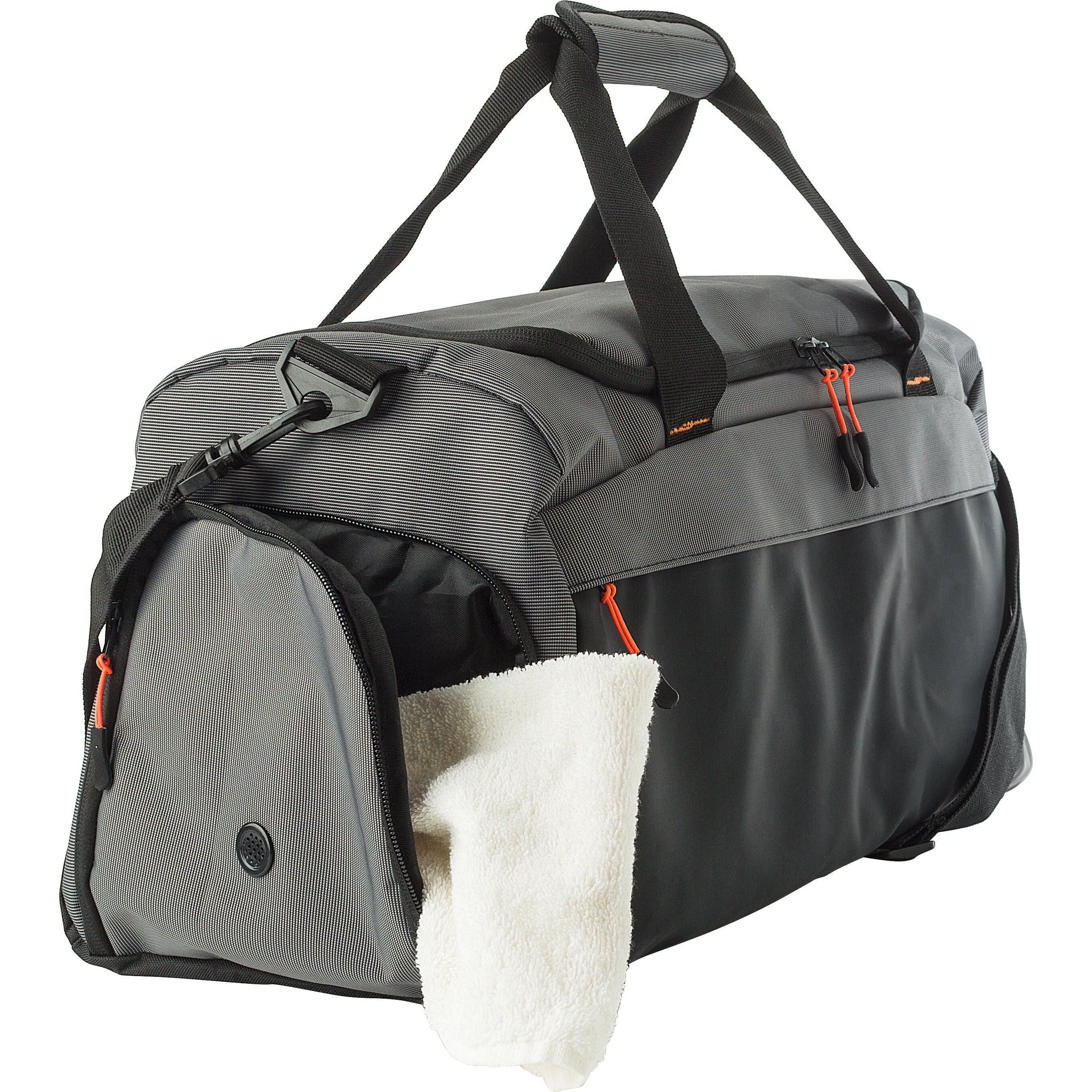 500D Zweifarbiger Seesack Mabel - grau-438