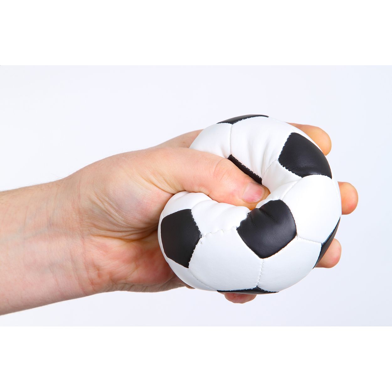 Kick Antistress-Ball - schwarz - weiß-857