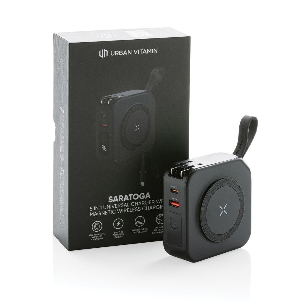 Urban Vitamin Saratoga 5-in-1 universal Charger - schwarz-798