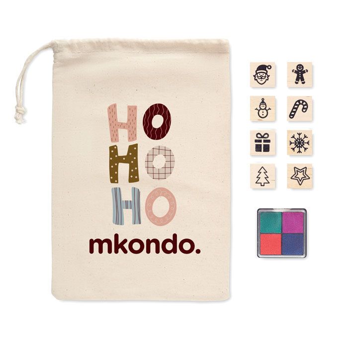Stempel-Set Weihnachten STAMPIE - beige-139