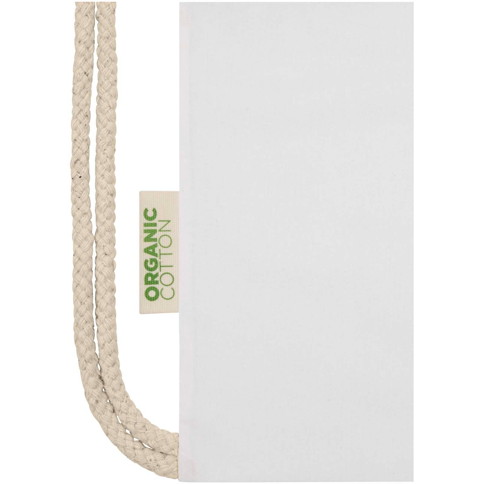 Orissa 140 g/m² Turnbeutel aus Bio-Baumwolle 5L - weiss-74