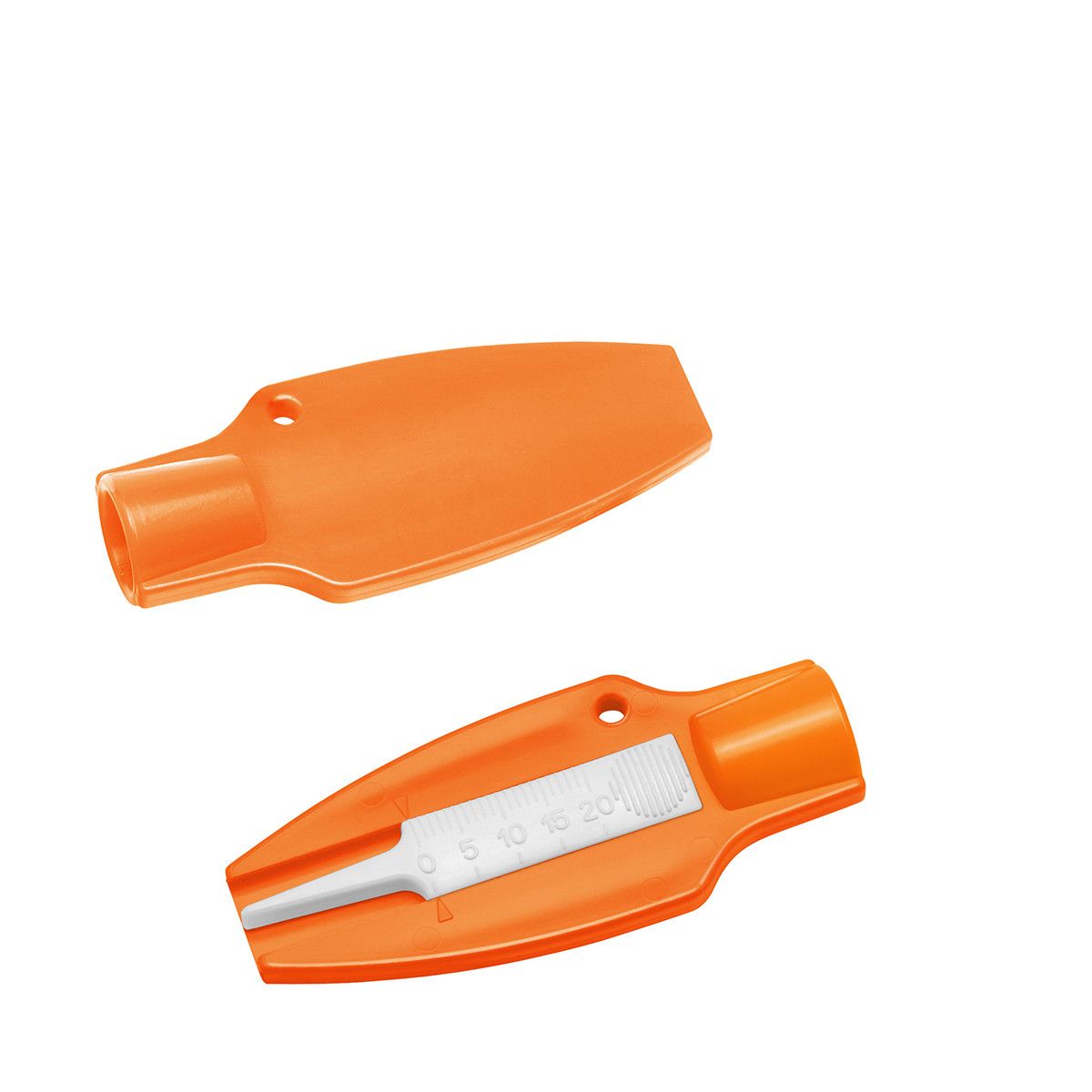 orange - weiß