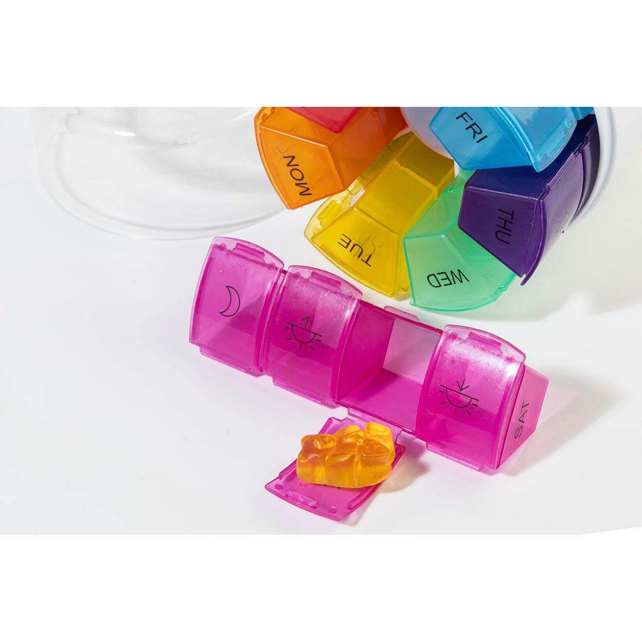 Everypill RABS Tablettendosenset - weiß-543