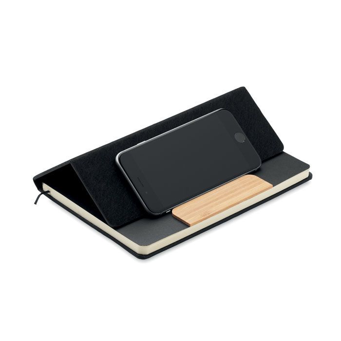 DIN A5 RPET Notizbuch-Set NOTEMIX - schwarz-898