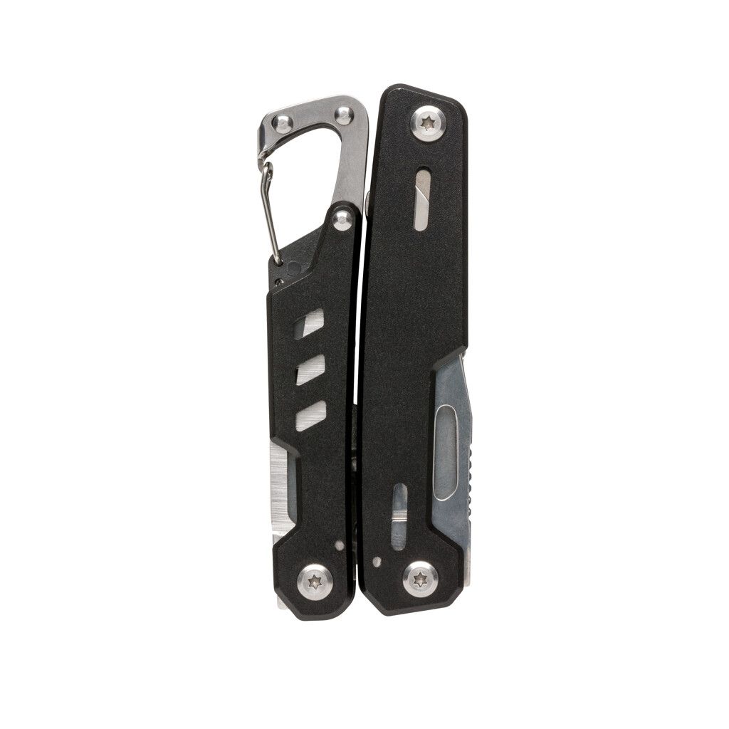 Solid Multitool mit Karabiner - schwarz-852
