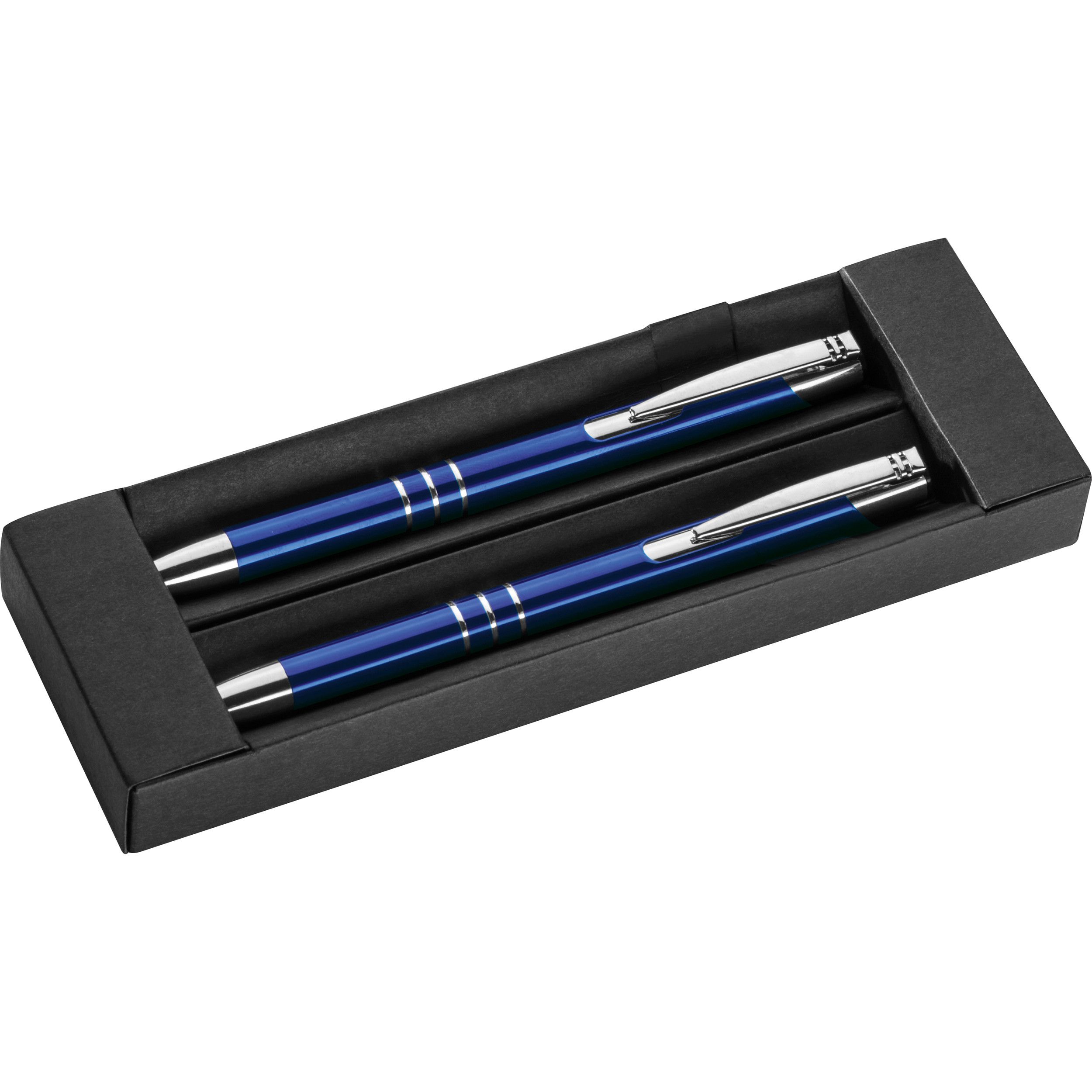 Metall Schreibset Claremont - blau-955