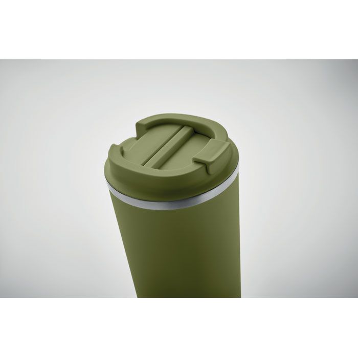 Doppelwandiger Becher 510 ml BRACE + - dunkelgrün-705