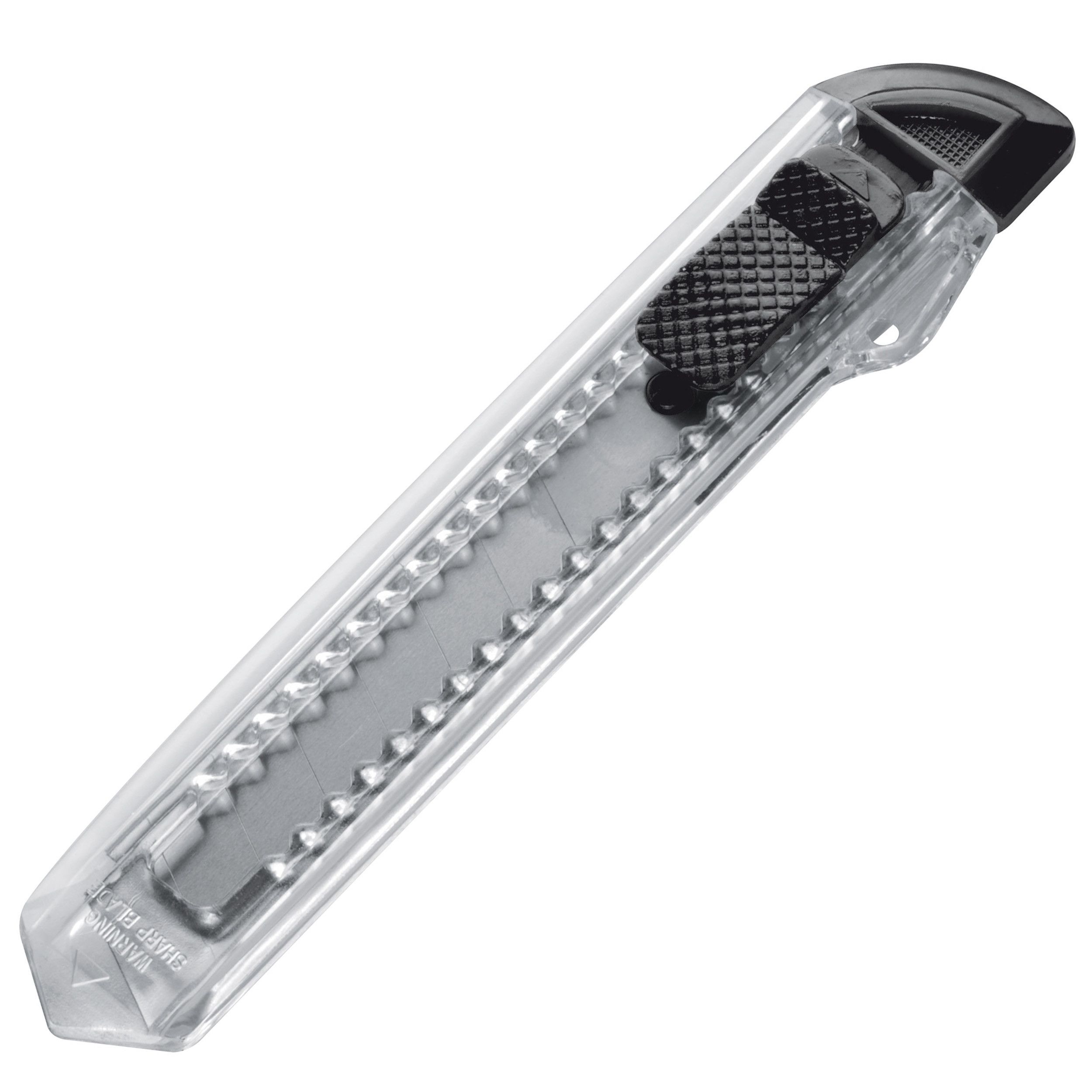 Transparentes Kartonmesser - schwarz-950
